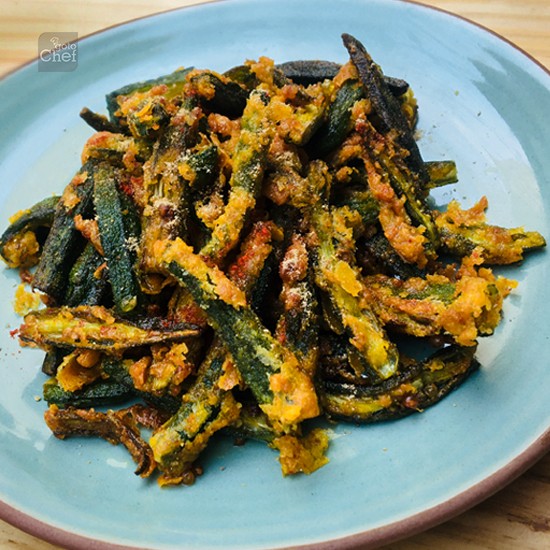 Kurkuri Bhindi Recipe Kurkuri Bhindi Recipe